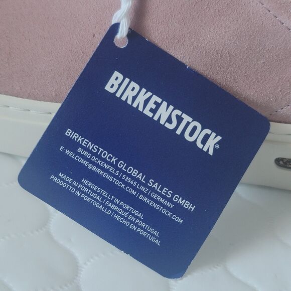 NWT Birkenstock Bend Low Pink Clay Suede Casual Sneakers Narrow Fit size 7 EU38 - Picture 15 of 16